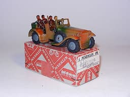 MARKLIN Original 8021/11 Horch Field Car Kubelwagon w/box and soldiers PRE-WAR