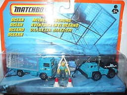 Matchbox Mattel VERY RARE Adventure Two Pack "Ocean" Volvo & Mobile Crane MOC!