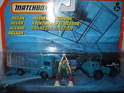 Matchbox Mattel VERY RARE Adventure Two Pack "Ocean" Volvo & Mobile Crane MOC!