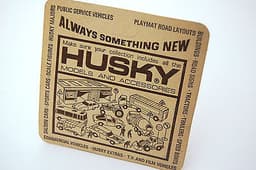 Old shop stock. Mint HUSKY models No.35 FORD CAMPER within red & yellow blister