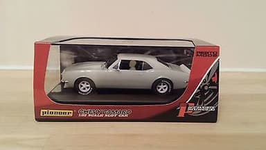 PIONEER SLOT CAR J-CODE SPECIAL CHEVY CAMARO SS \'BIG HOOD\' COOL WHITE TEST MOLD