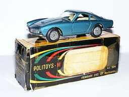 Politoys M 504 Ferrari 250 GT Berlinetta Lusso Metallic Turquoise 1/43 Boxed