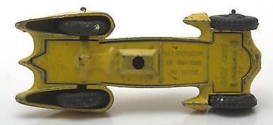 Pre-War Dinky Toys: 23d Auto-Union Racing Car - Yellow RN2 1936-38