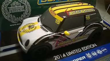RARE LIMITED EDITION NSCC 2014 WEEKEND SLOT CAR C3499 SCALEXTRIC MINI COOPER 60