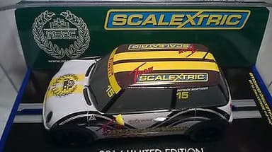 RARE LIMITED EDITION NSCC 2014 WEEKEND SLOT CAR C3499 SCALEXTRIC MINI COOPER 60