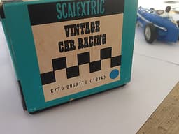 Scalextric c70 Bugatti. The ultimate collectable Scalextric car.