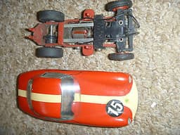 SIM SCALEXTRIC VINTAGE SLOT CAR SUPER SHELLS LOTUS ELITE