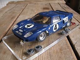 STABO CAR FORD GT 40 1/24 Slot Car , no COX/Monogram/Scalextric 124/Carrera
