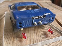 STABO CAR FORD GT 40 1/24 Slot Car , no COX/Monogram/Scalextric 124/Carrera