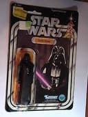 STAR WARS VINTAGE 4" ACTION FIGURE--DARTH VADER---KENNER---HONG KONG---MOC--1977