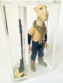 STAR WARS VINTAGE FIGURE YAK FACE & WEAPON LAST 17 AFA 90 POTF