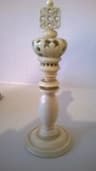 STUNNINGLY BEAUTIFUL ANTIQUE LUND CARVED & TURNED 1855-1865  CHESS SET