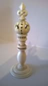 STUNNINGLY BEAUTIFUL ANTIQUE LUND CARVED & TURNED 1855-1865  CHESS SET