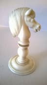 STUNNINGLY BEAUTIFUL ANTIQUE LUND CARVED & TURNED 1855-1865  CHESS SET