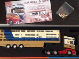 Tekno SCANIA J.M.Bell Livestock Truck 1.50 - WSI - Corgi Modern Trucks