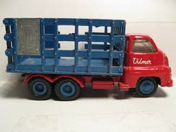 Vilmer toys,Made in Denmark VERY RARE. Bedford 3 axles cattle truck,1960\'s