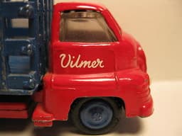 Vilmer toys,Made in Denmark VERY RARE. Bedford 3 axles cattle truck,1960\'s