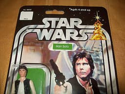 Vintage 1977 Star Wars Kenner Han Solo Action Figure MOC 12 Back