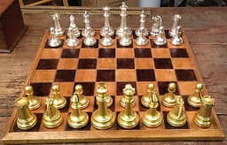 Vintage Competition Chess Set by Charles Platt c1930 with box