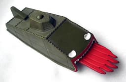 Vintage GILBERT TOYS 1965 DR. NO DRAGON TANK VEHICLE JAMES BOND 007