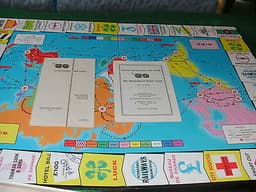 Vintage Go Travel Board Game by John Waddington Ltd 1961 VGC COMPLETE