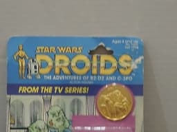 Vintage Star Wars Droids Cartoon Action Figure Sise Fromm Carded 1985 Kenner