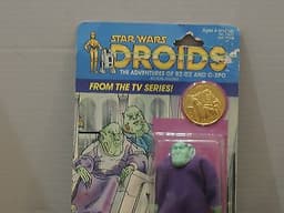 Vintage Star Wars Droids Cartoon Action Figure Sise Fromm Carded 1985 Kenner