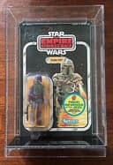 Vintage Star Wars ESB Boba Fett Kenner 48 Back MOC Revenge of the Jedi AFA Case