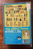 Vintage Star Wars ESB Boba Fett Kenner 48 Back MOC Revenge of the Jedi AFA Case