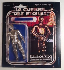 VINTAGE STAR WARS MECCANO 20 BACK C-3PO FRENCH