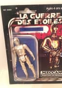 VINTAGE STAR WARS MECCANO 20 BACK C-3PO FRENCH