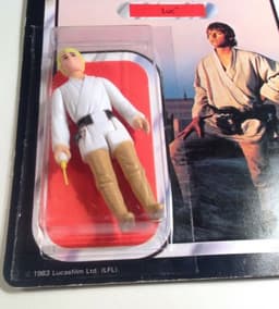 VINTAGE STAR WARS ROTJ MECCANO 45 BACK LUKE SKYWALKER