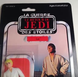 VINTAGE STAR WARS ROTJ MECCANO 45 BACK LUKE SKYWALKER