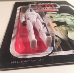 VINTAGE STAR WARS ROTJ MECCANO 45 BACK STORMTROOPER