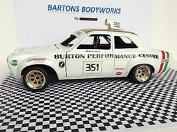 1 18 Minichamps Mk1 Escort Barry Lee 351 Burton spedeworth hotrod oval Modified