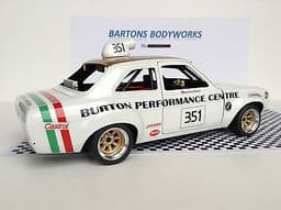 1 18 Minichamps Mk1 Escort Barry Lee 351 Burton spedeworth hotrod oval Modified
