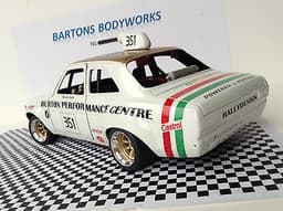 1 18 Minichamps Mk1 Escort Barry Lee 351 Burton spedeworth hotrod oval Modified