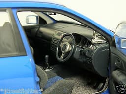 1:18 "MITSUBISHI LANCER EVOLUTION VII 7" RALLIART REIMS BLUE MODIFIED TUNING EVO