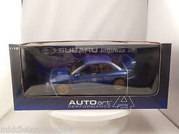 1/18 SUBARU IMPREZA 22B SONIC BLUE AUTOART MODEL BOXED NEW CONDITION MODEL 78601