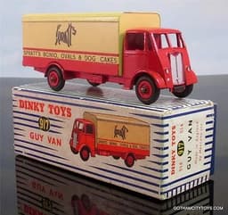 1950\'s-*Rare*DINKY/MECCANO~ SPRATT\'S GUY VAN 917 IN BOX~EXCEPTIONAL