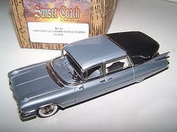 1959 Cadillac Crown Royale Hearse Sunset Coach Motor City 1/43 n MiniMarque