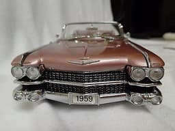 1959 CADILLAC ELDORADO BIARRITZ LTD EDITION W/PAPERS 1/24 DANBURY MINT NICE USED