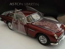 1964 Aston Martin DB5 Danbury Mint Dubonnet Rosso + Original Boxes & Letters