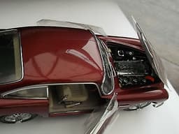 1964 Aston Martin DB5 Danbury Mint Dubonnet Rosso + Original Boxes & Letters