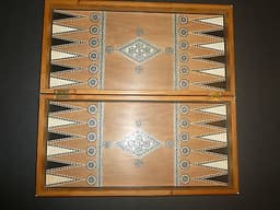 Antique Sadeli Chess Set Board - Games Box or Anglo Indian Vizagapatam Games Box