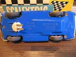 ASTON MARTIN DB4 BLUE SCALEXTRIC WITH BOX AND ALL ORIGINAL