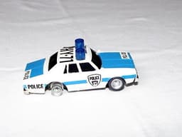 AURORA AFX Police HO Slot Car with Emergency Lights