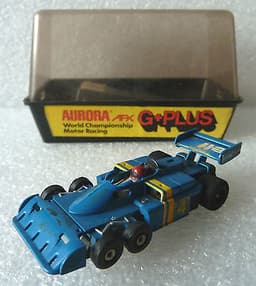 AURORA AFX TYRRELL F1 SIX WHEEL ELF #4 HO SLOT CAR No1738
