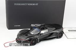 AUTOart 1:18 Hennessey Venom GT Spyder - Matt Carbon Black(75401) *IN STOCK NOW*