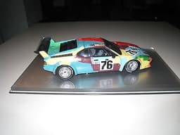 BMW Art Car - Andy Warhol BMW M1 - Very Rare Die Cast Model!